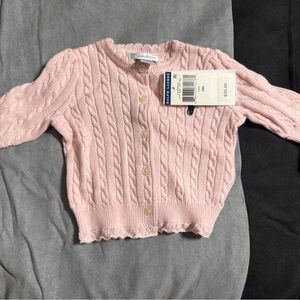 Ralph Lauren Light Pink Cable Knit Cardigan